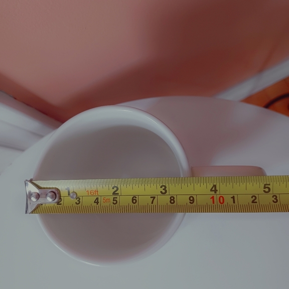 Indigo Monogram Ceramic "K" Cursive Mug Coffee Tea Cup Gift - Picture 6 of 7